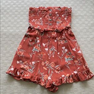 American Eagle tube top Romper